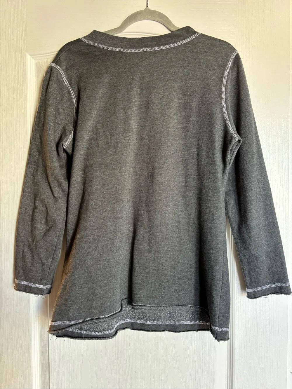 Majestic Kansas City Chiefs Gray v neck Sweater Pullover women’s medium